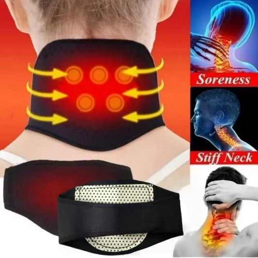 Self-Heating Neck Support Brace – Magnetic Cervical Massage for Relaxation & Warmth